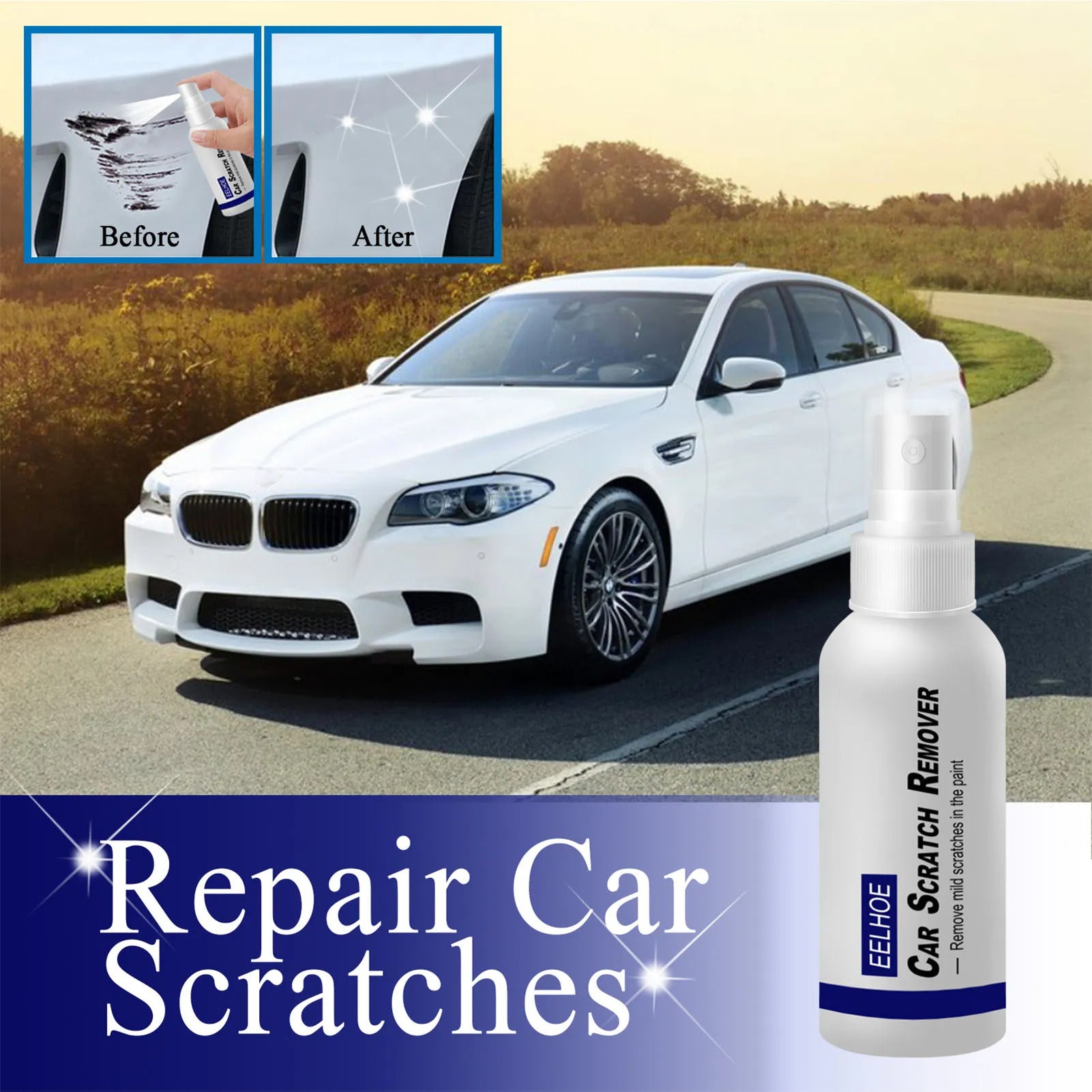 SCRATCH REPAIR AGENT/ERASER (FOR CARS AND BIKES)